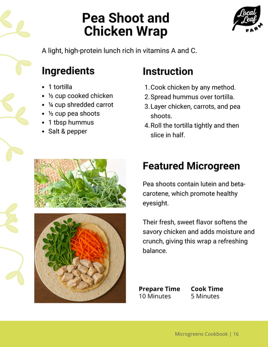 Microgreens Cookbook (Digital Download)