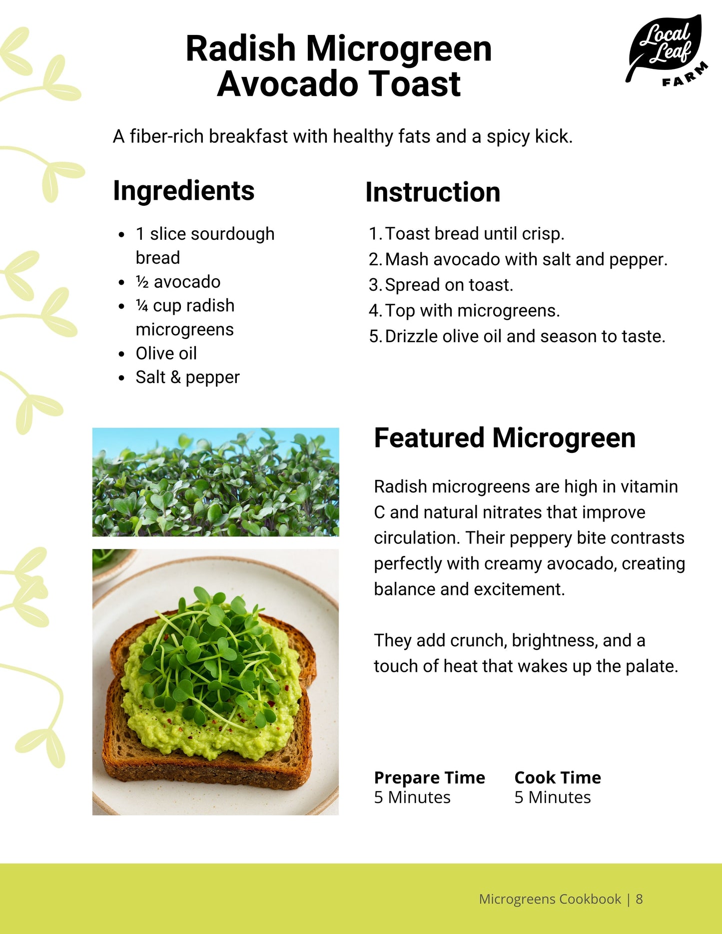 Microgreens Cookbook (Digital Download) - Local Leaf Farm
