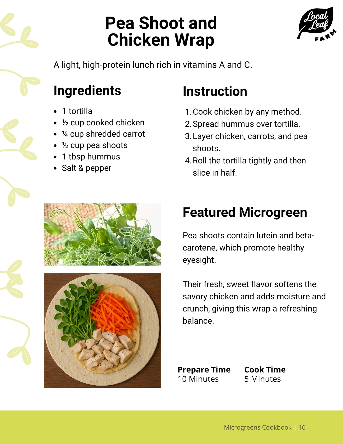 Microgreens Cookbook (Digital Download)