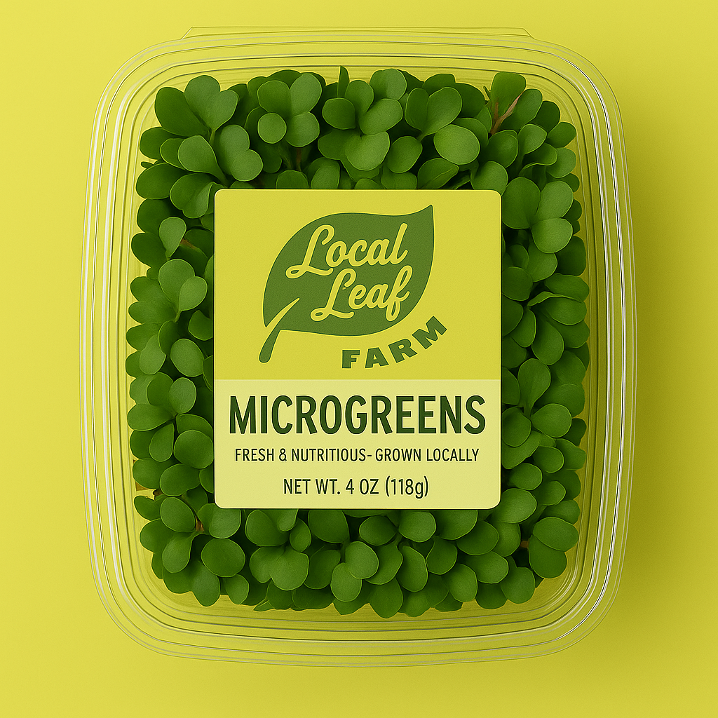 Pick your microgreen - Local Leaf Farm